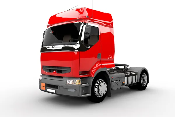 Kırmızı kamyon