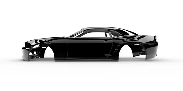 Cuerpo negro coche — Foto de Stock