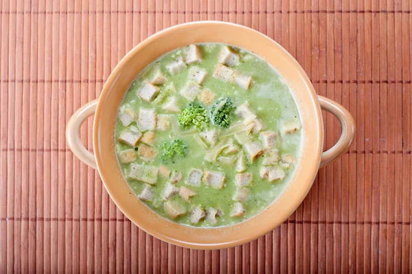 Zuppa di broccoli primaverili sana — Foto Stock