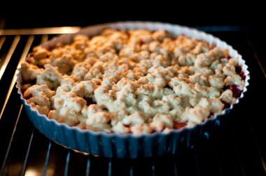 dondurma ve müsli çilekli kek