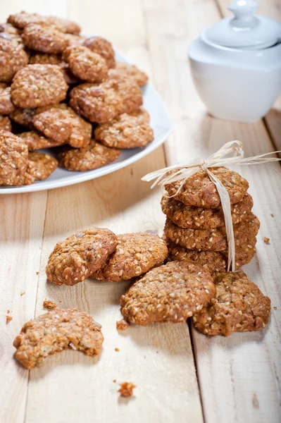 Diet and healthy muesli cookies — Stock Photo, Image