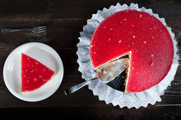 karpuz jöle ve mascarpone peyniri ile mevsimlik cake diyet