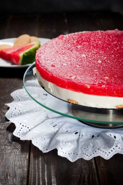 karpuz jöle ve mascarpone peyniri ile mevsimlik cake diyet