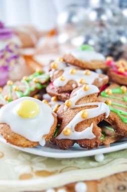 Dekoratif Noel kurabiyeleri