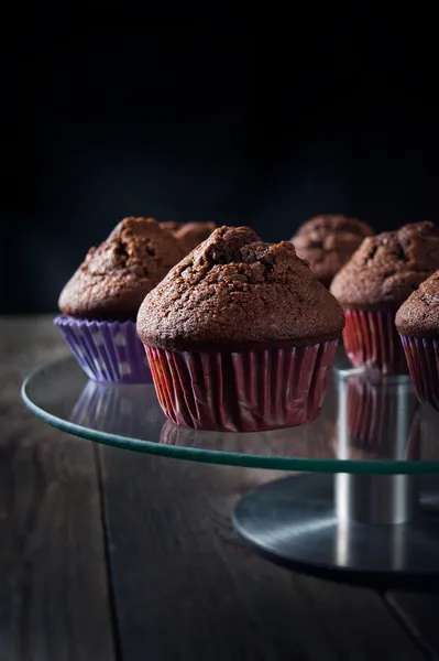 Tatlı çikolatalı muffin — Stok fotoğraf