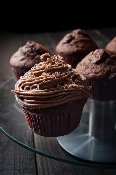 Muffin au chocolat doux — Photo