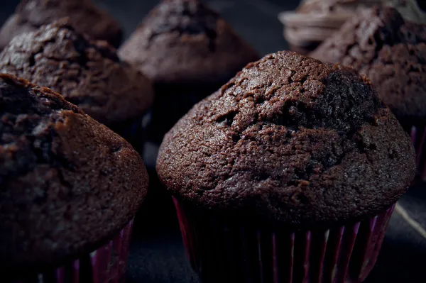 Muffin au chocolat doux — Photo