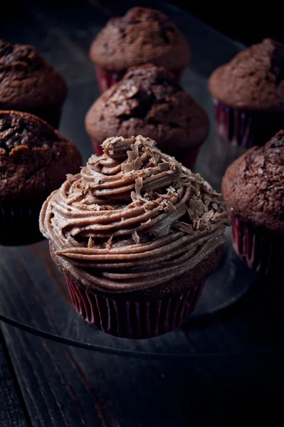 Söt choklad muffin — Stockfoto