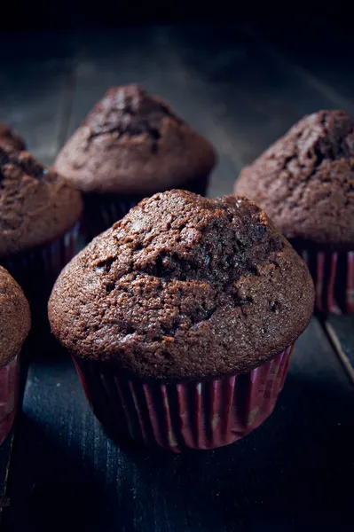 Tatlı çikolatalı muffin — Stok fotoğraf