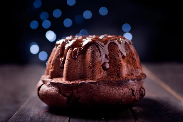 Delicioso pastel de chocolate —  Fotos de Stock