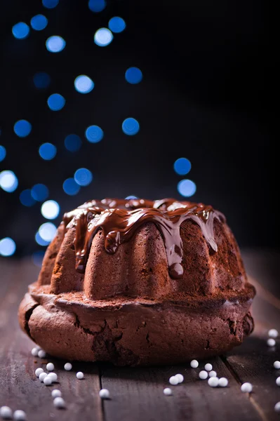 Delicious chocolate pound cake — Stock Photo, Image