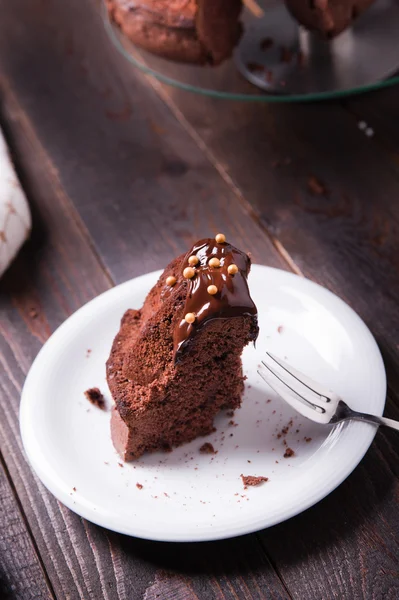 Delicious chocolate pound cake — Stock Photo, Image