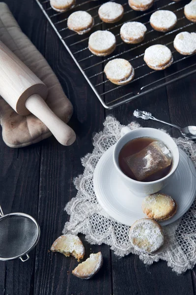 Ciasteczka pyszne ręcznie wykonane — Zdjęcie stockowe