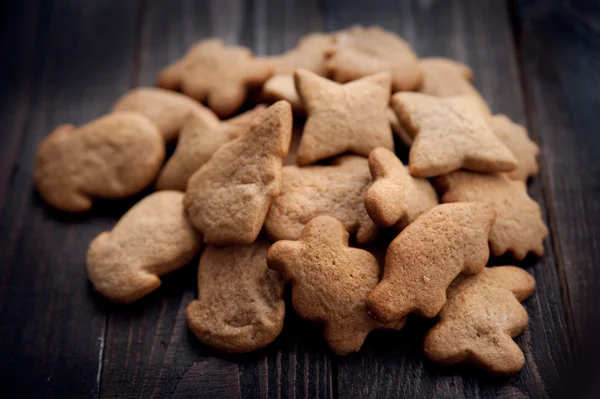 Aromatic and fresh gingerbread cookies — Stock Photo, Image