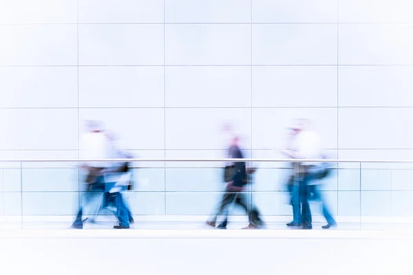 Many business in blurred motion — Stock Photo, Image