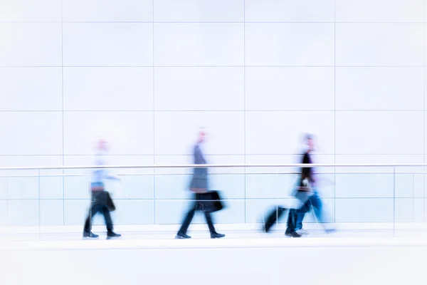 Many business in blurred motion — Stock Photo, Image