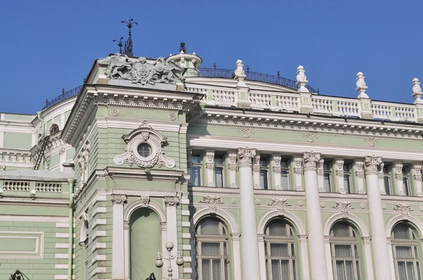 bir cephe mariinsky tiyatro parçası. St. petersburg.