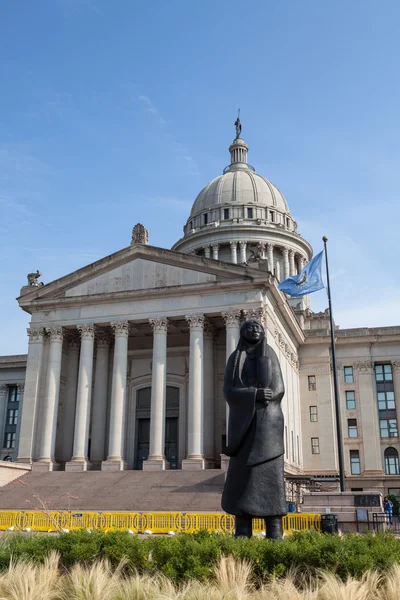 Oklahoma state domu i budynku Kapitolu — Zdjęcie stockowe