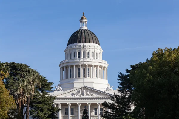 Kalifornie státní dům a capitol stavba, sacramento — Stock fotografie