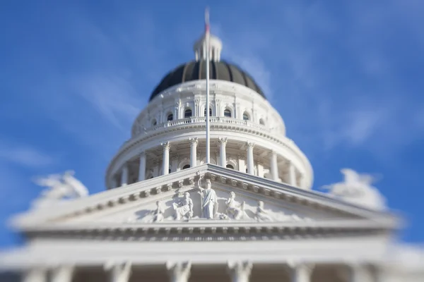 加州州议会大楼和国会大厦，萨克拉曼多 — 图库照片