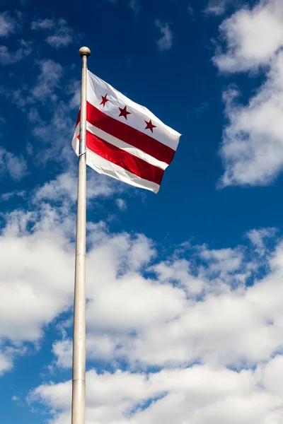 国家国旗的华盛顿 dc — 图库照片