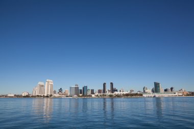 San diego skyline görünümü