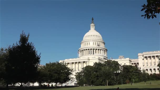 Капитолий США, Вашингтон, округ Колумбия — стоковое видео