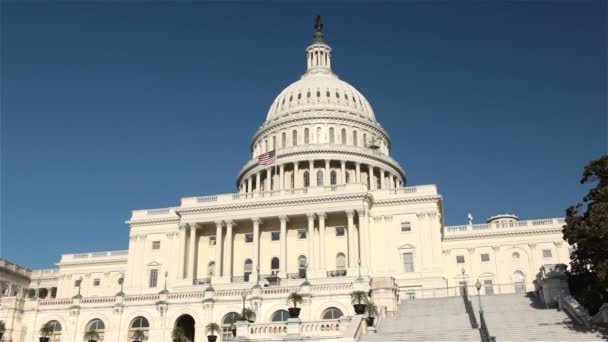 Birleşik Devletler Kongre Binası, Washington, DC — Stok video