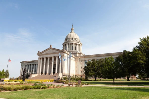 Oklahoma state domu i budynku Kapitolu — Zdjęcie stockowe