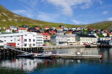 şehir ve liman, honningsvag - honningsvaag, nordkapp Belediyesi, Norveç