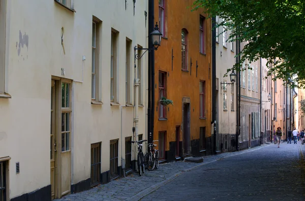 Ulicy w stare miasto, Sztokholm, Szwecja — Zdjęcie stockowe