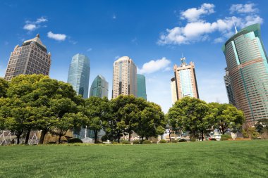 park ile modern bina