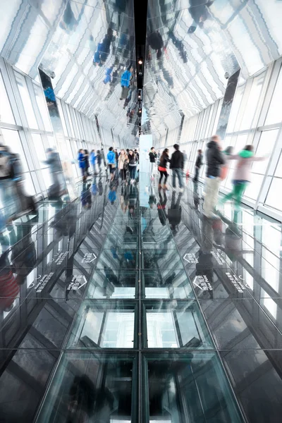 Zobrazení observatoře v budování highrise — Stock fotografie