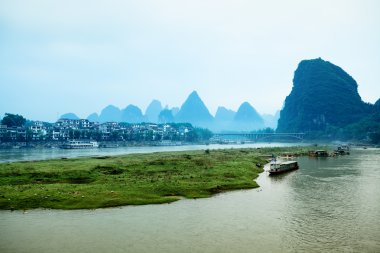 Yangshuo sahne guilin, Çin
