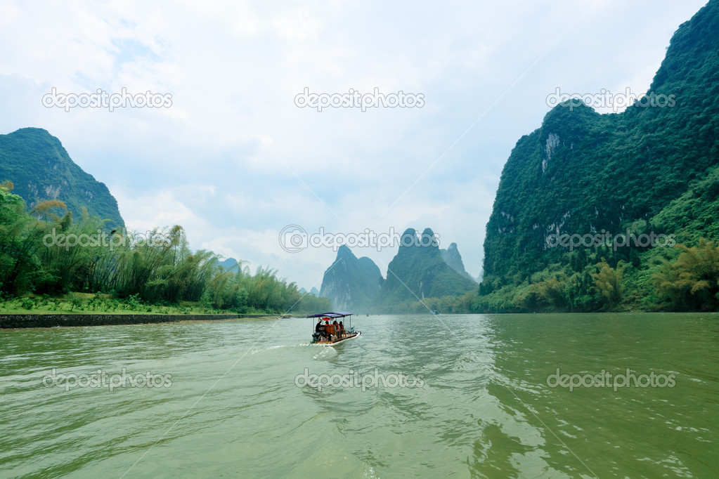 Scenery of li river in Guilin
