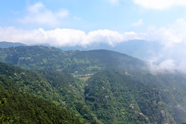 Çin lushan dağ manzarası