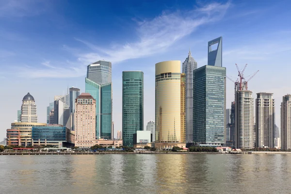 Shanghai lujiazui centro commerciale finanziario — Foto Stock