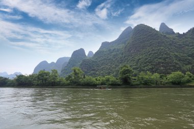 lijiang Nehri'nin güzel sahne
