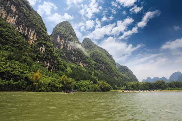 Mooie lijiang rivier landschap in guilin — Stockfoto