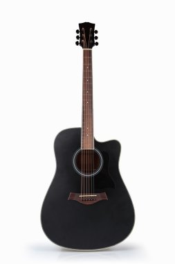 siyah akustik gitar