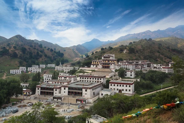 Lamaism temple under the blue sky — Stock Photo, Image