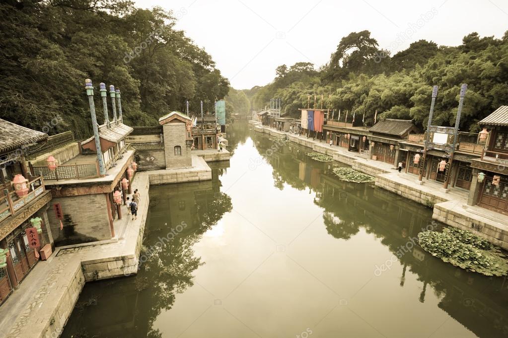 Suzhou water street in beijing