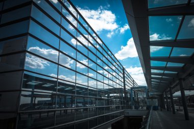 gökyüzü yansıma Airport terminal
