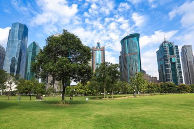 City greenbelt Park'ta shanghai