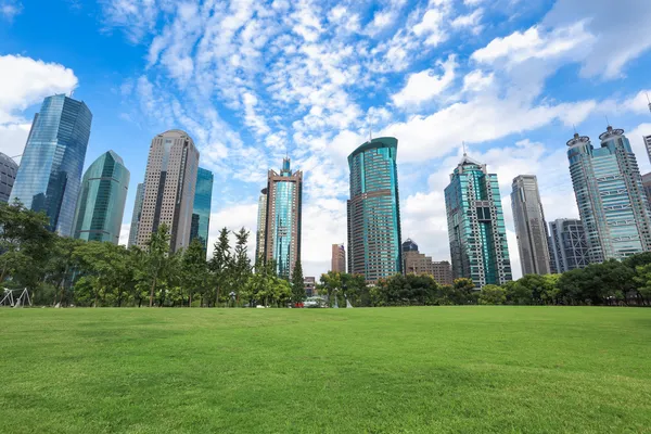 Shanghai greenbelt park — Stockfoto