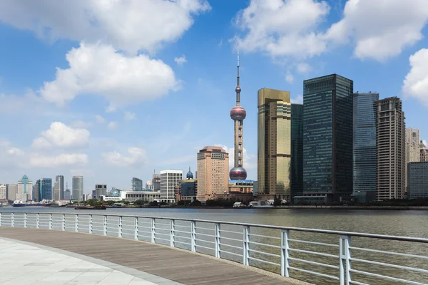 Flusslandschaft von Shanghai — Stockfoto