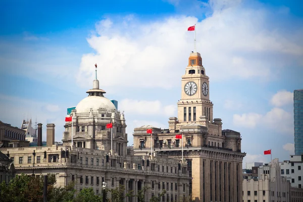 Excellent historical buildings in the bund — Stock Photo, Image