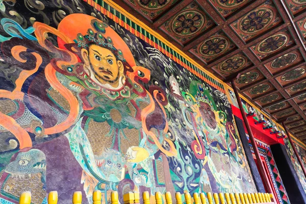 Antico murale buddista — Foto Stock