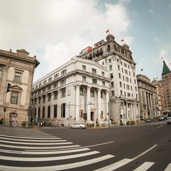 The bund streetscape — Stock Photo, Image