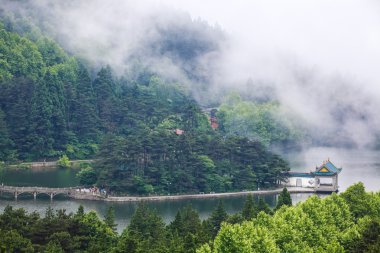Çin lushan doğal sahne